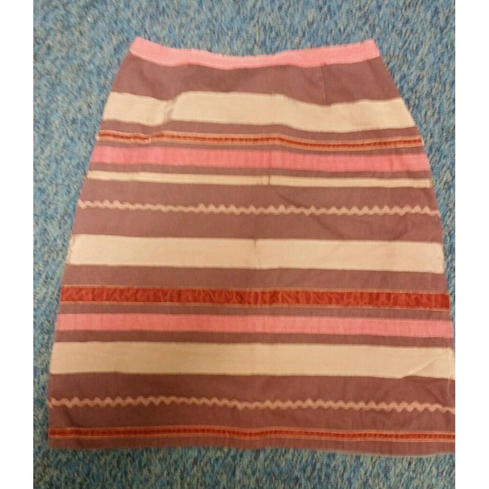 Misses Small Neesh by DAR orange tan brown skirt